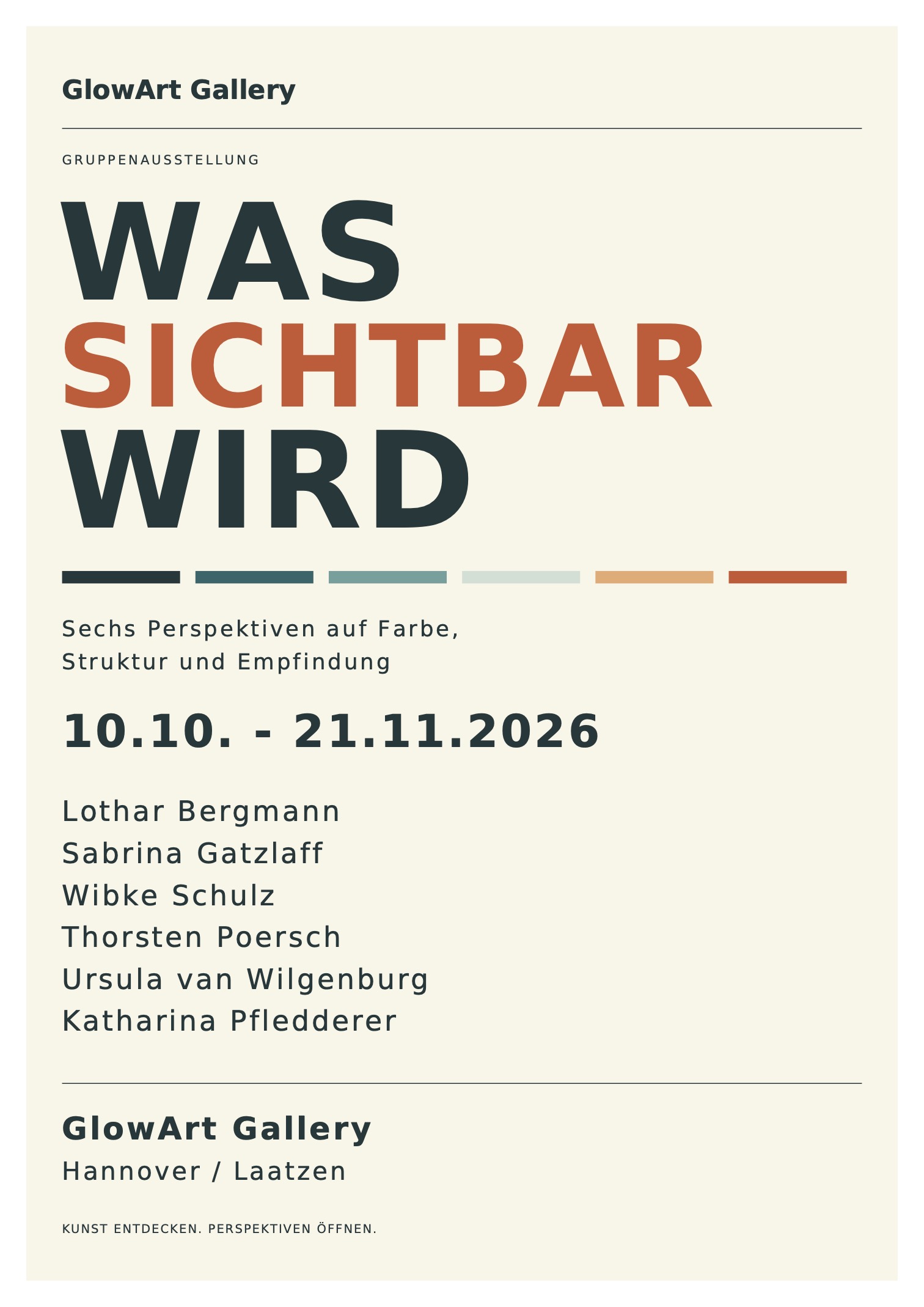 Was sichtbar wird