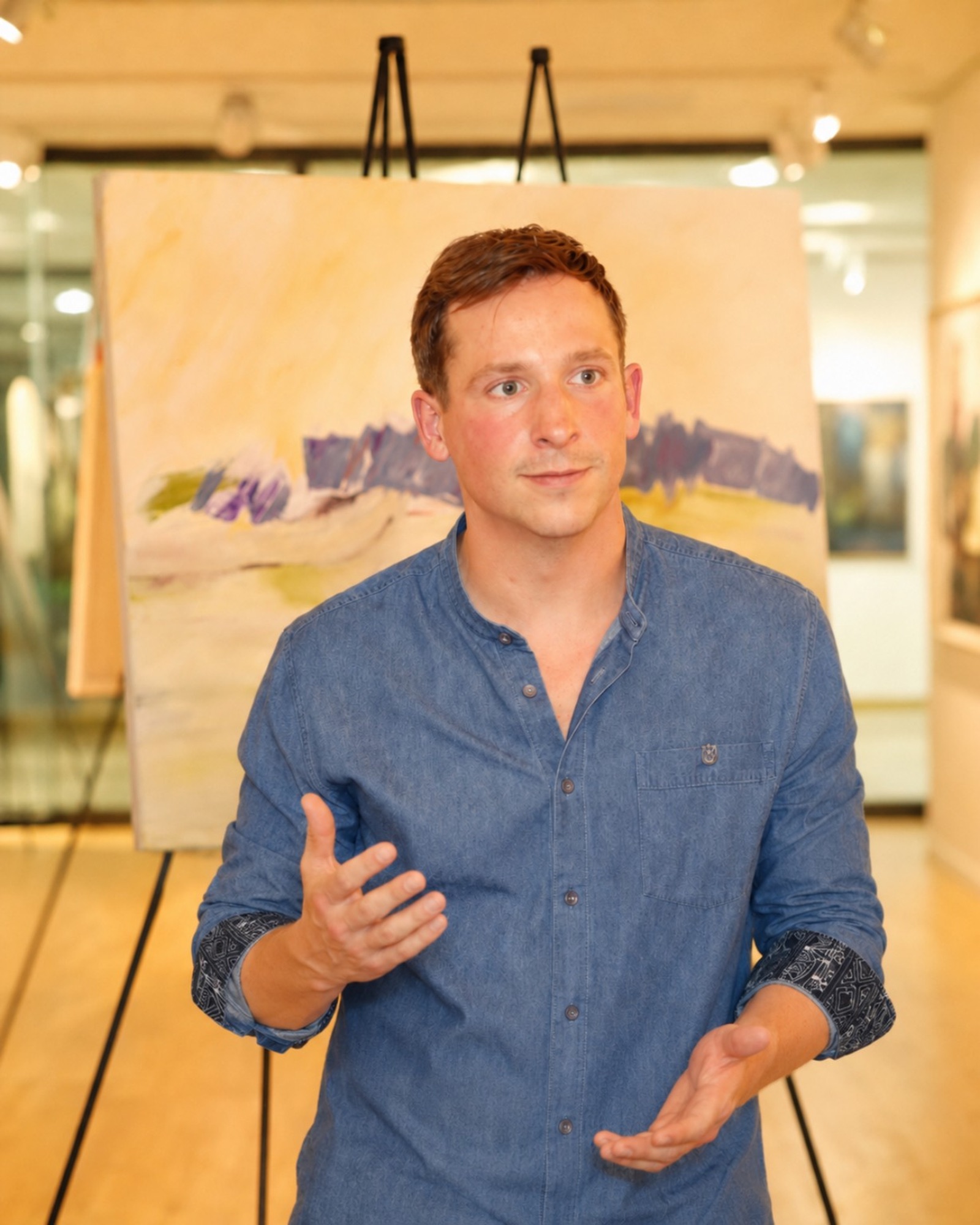 Marco Arndt in der GlowArt Gallery